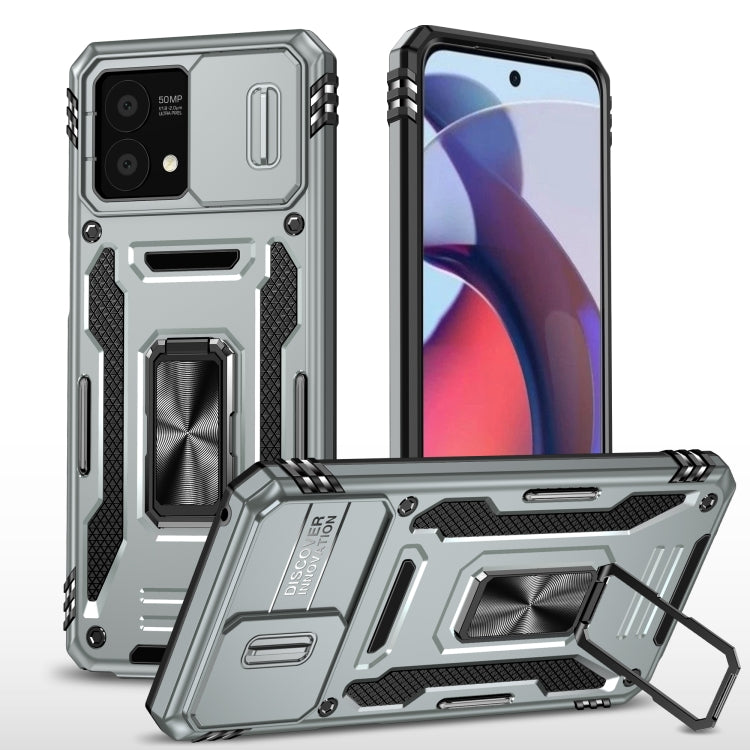 Armor PC + TPU Camera Shield Phone Case — Navy Blue