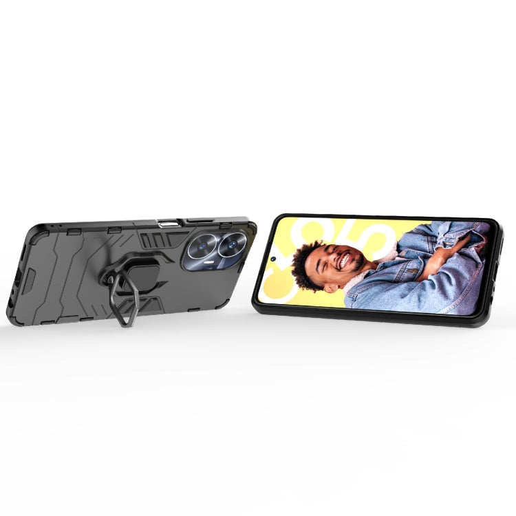 Shockproof PC + TPU Holder Phone Case