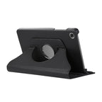 360 Degree Rotation Litchi Texture Leather Tablet Case — Purple
