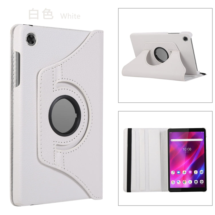 360 Degree Rotation Litchi Texture Leather Tablet Case