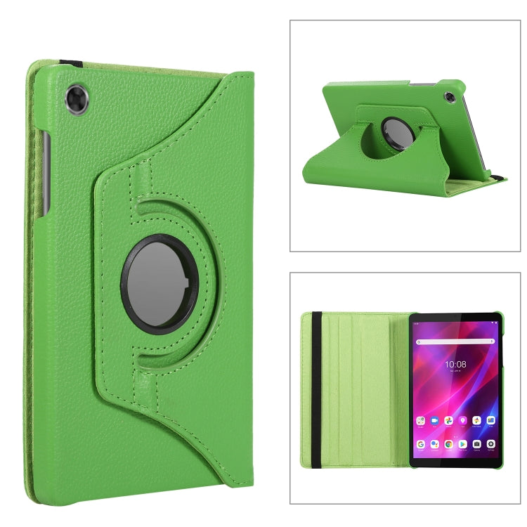 360 Degree Rotation Litchi Texture Leather Tablet Case