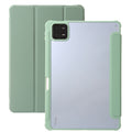 3-Fold Clear Acrylic Leather Tablet Case