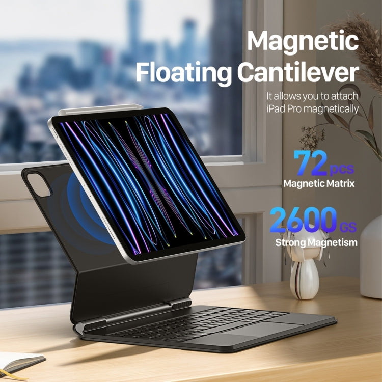 DUX DUCIS MK Series Floating Magnetic Keyboard Tablet Leather Case