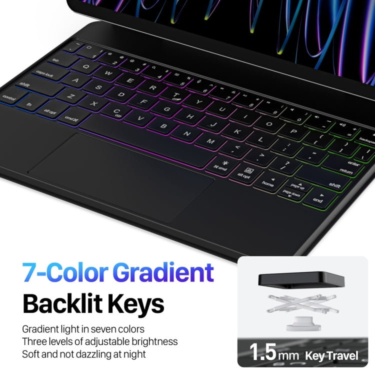 DUX DUCIS MK Series Floating Magnetic Keyboard Tablet Leather Case