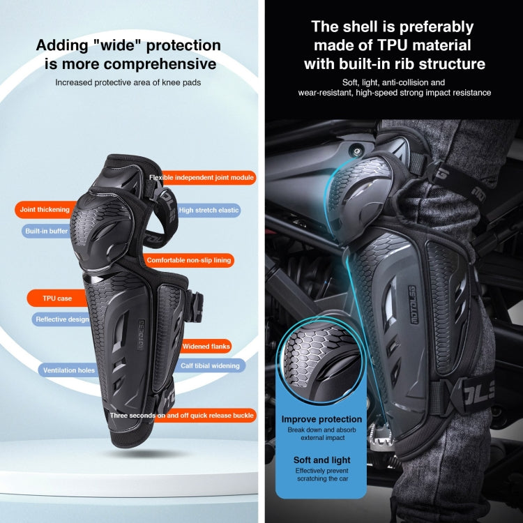 Motolsg Motorcycle Bicycle Riding Protective Gear — 2 in 1 Elbow Pads