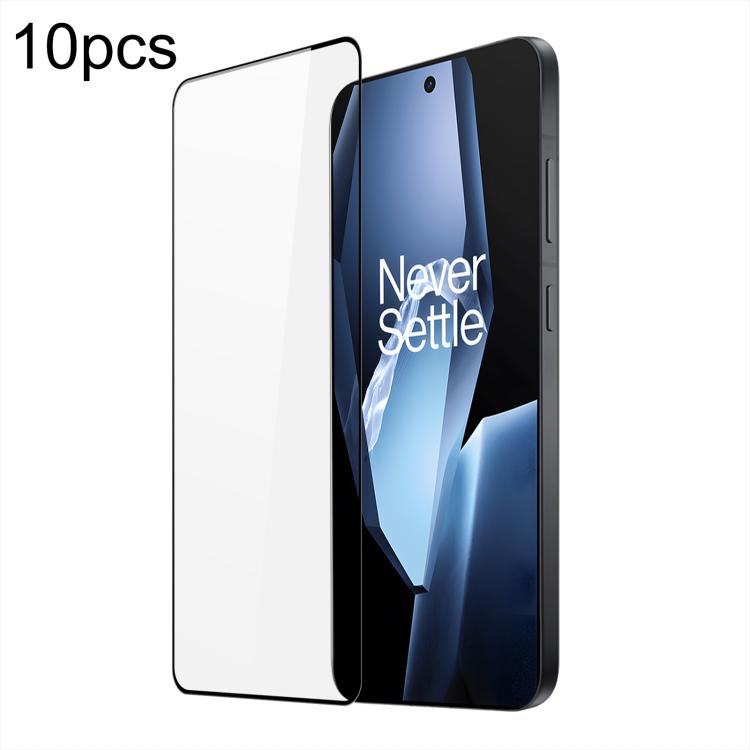 10pcs DUX DUCIS 0.33mm 9H Medium Alumina Tempered Glass Film — For OnePlus Ace 3