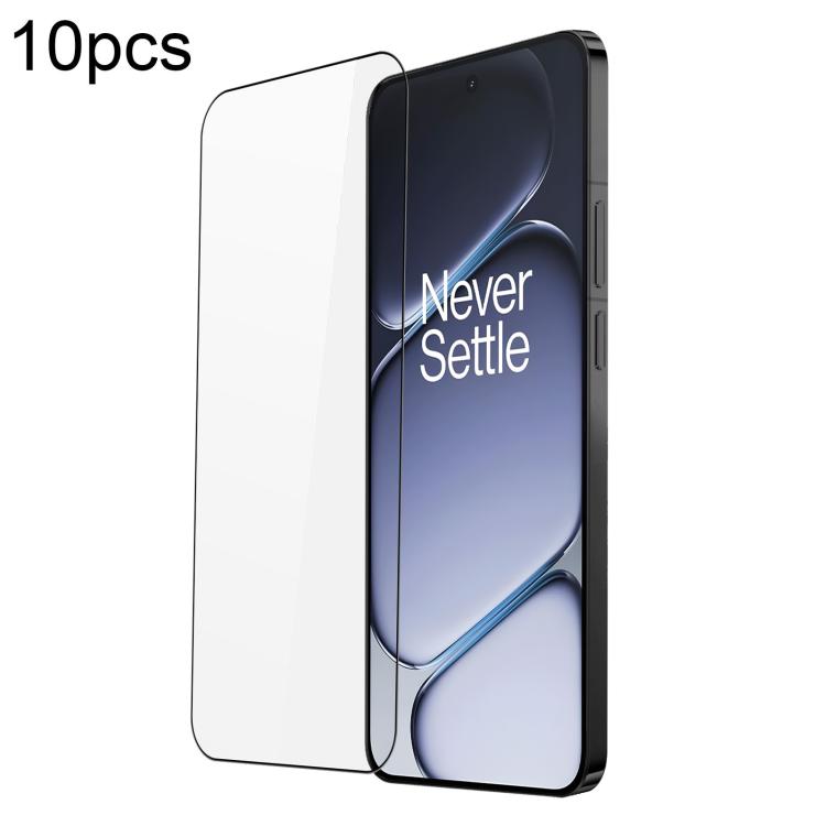 10pcs DUX DUCIS 0.33mm 9H Medium Alumina Tempered Glass Film — For OnePlus Ace 5 / 5 Pro / 13R