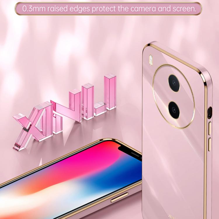 XINLI Straight Edge 6D Electroplate TPU Phone Case