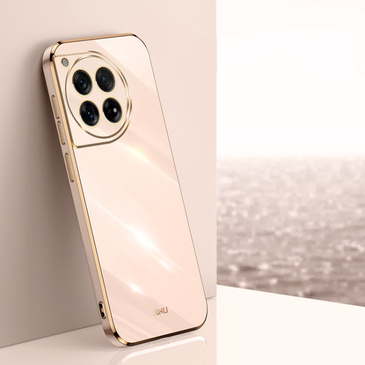XINLI Straight Edge 6D Electroplate TPU Phone Case — White
