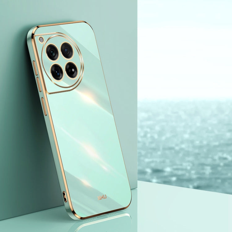 XINLI Straight Edge 6D Electroplate TPU Phone Case — Pink