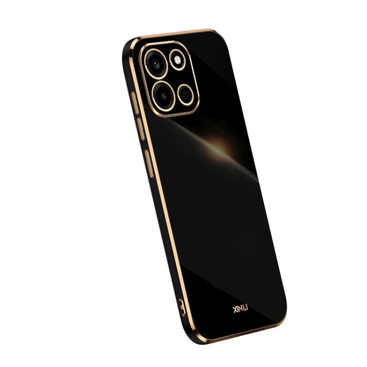 XINLI Straight Edge 6D Electroplate TPU Phone Case