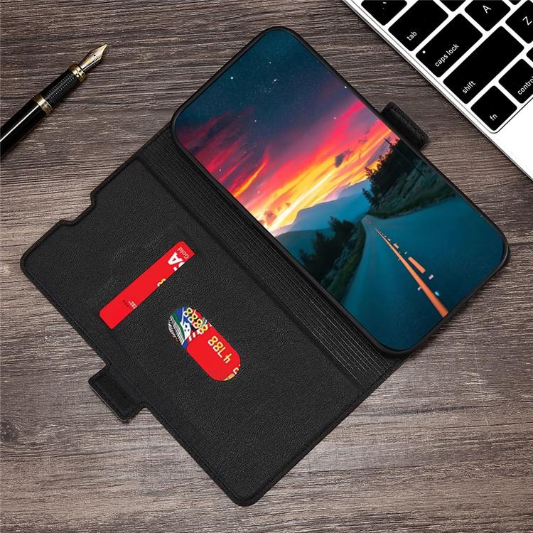 Ultra-thin Voltage Side Buckle Horizontal Flip Leather Phone Case