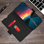Ultra-thin Voltage Side Buckle Horizontal Flip Leather Phone Case