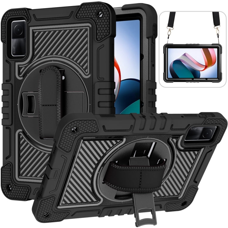 360 Degree Rotation PC Contrast Silicone Tablet Case