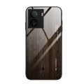 Wood Grain Glass TPU Phone Case