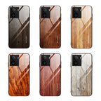 Wood Grain Glass TPU Phone Case