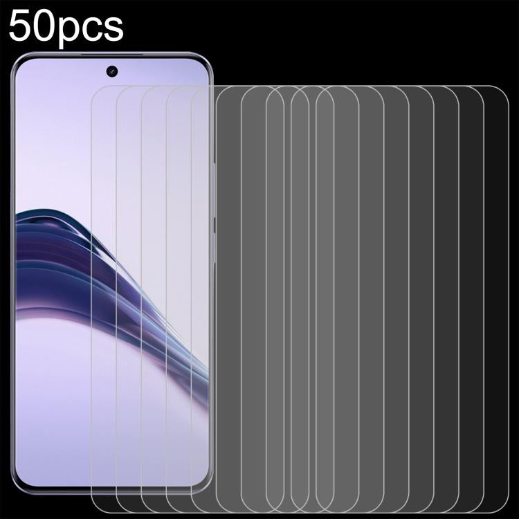 50pcs 0.26mm 9H 2.5D Tempered Glass Film