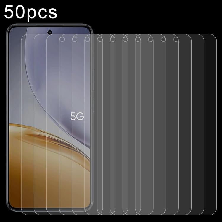50pcs 0.26mm 9H 2.5D Tempered Glass Film