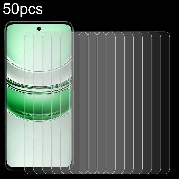 50pcs 0.26mm 9H 2.5D Tempered Glass Film