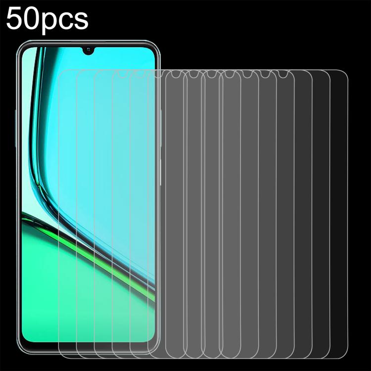 50pcs 0.26mm 9H 2.5D Tempered Glass Film
