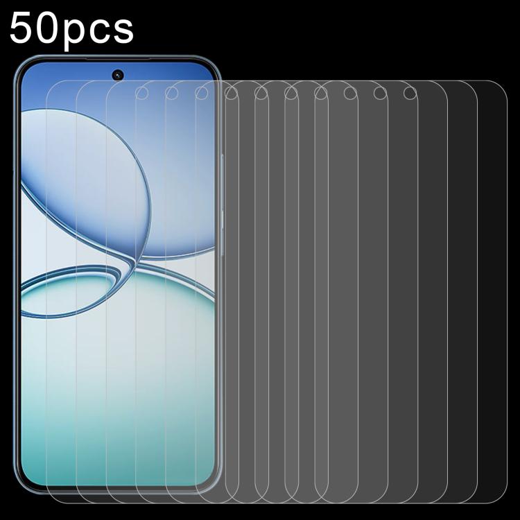 50pcs 0.26mm 9H 2.5D Tempered Glass Film