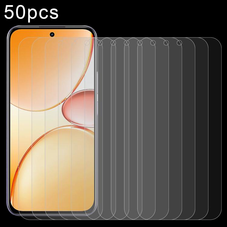 50pcs 0.26mm 9H 2.5D Tempered Glass Film