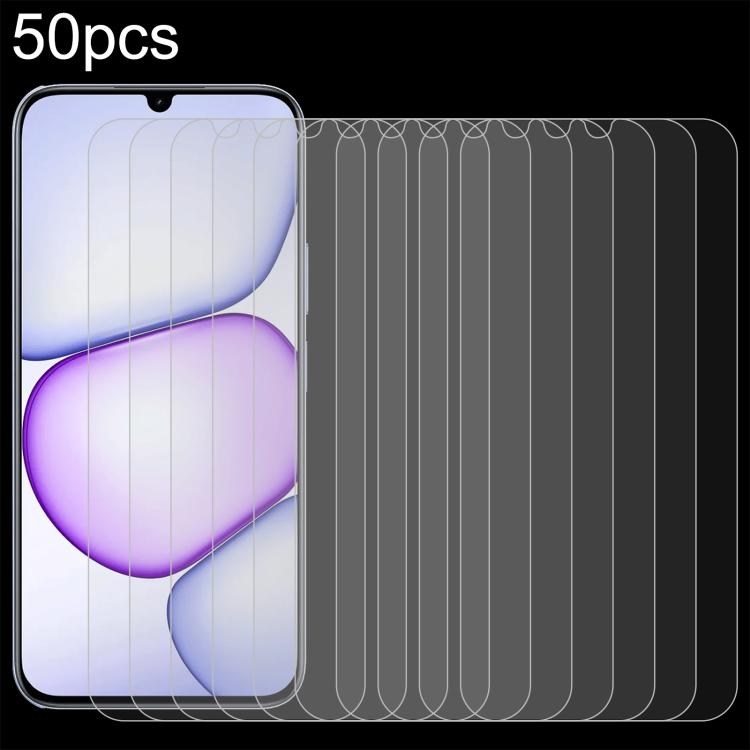 50pcs 0.26mm 9H 2.5D Tempered Glass Film