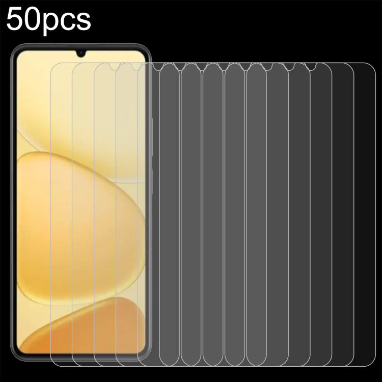 50pcs 0.26mm 9H 2.5D Tempered Glass Film