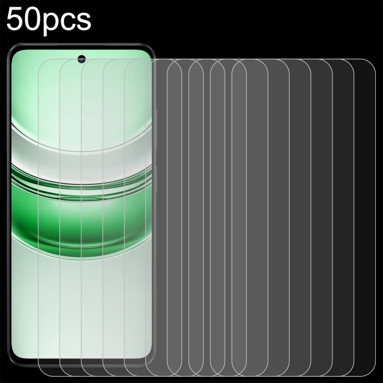 50pcs 0.26mm 9H 2.5D Tempered Glass Film