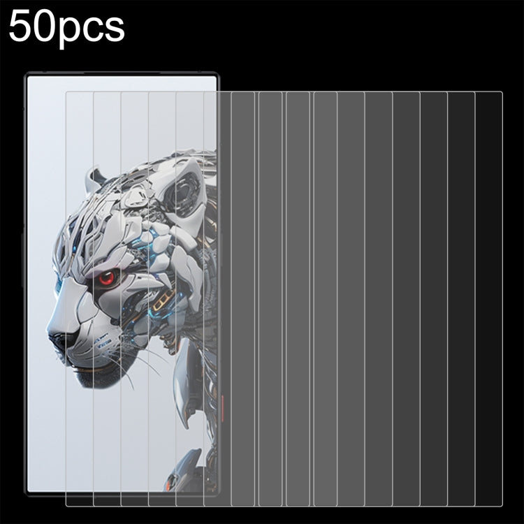 50pcs 0.26mm 9H 2.5D Tempered Glass Film