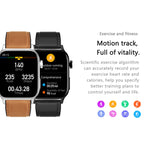 G22 1.85 inch TFT Screen Silicone Band Health Smart Watch, Support Bluetooth Call / Plateau Blood Oxygen / Body Temperature / Arrhythmia / TI Heart Rate Monitoring
