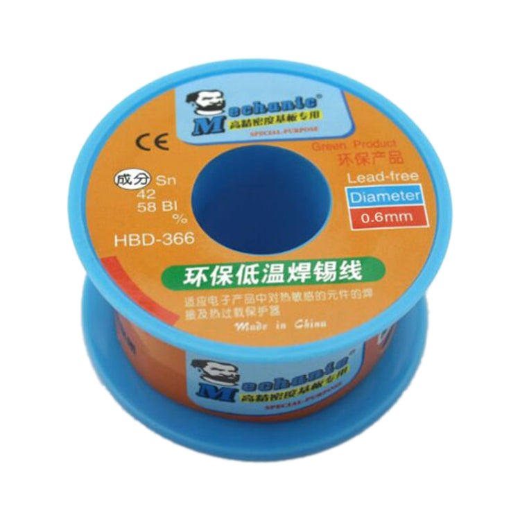 Mechanic HBD-366 100g Tin Solder Wire Lead-Free Solder Melt Rosin Core