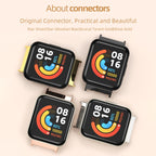 Mijobs Square Hole Breathable TPU Watch Band