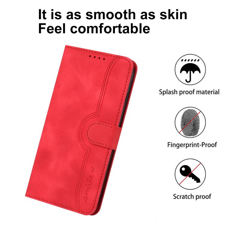 Heart Pattern Skin Feel Leather Phone Case