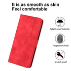 Heart Pattern Skin Feel Leather Phone Case