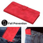 Heart Pattern Skin Feel Leather Phone Case