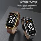 Mijobs Metal Shell Microfiber PU Leather Watch Band — view 13
