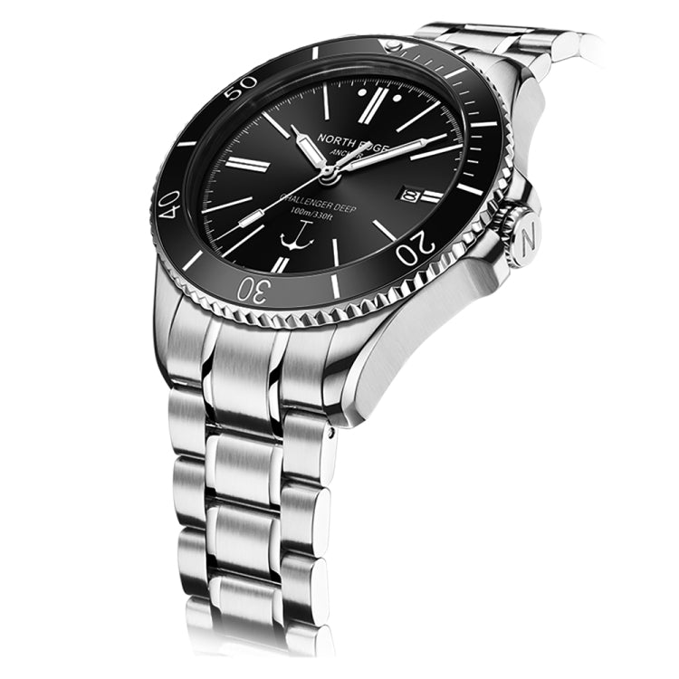 NORTH EDGE ANCHOR Men Outdoor 100m Waterproof Mechanical Watch
