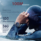 NORTH EDGE ANCHOR Men Outdoor 100m Waterproof Mechanical Watch