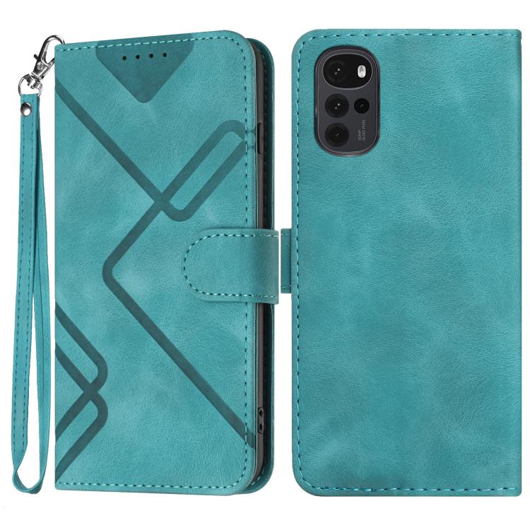 Line Pattern Skin Feel Leather Phone Case — view 53