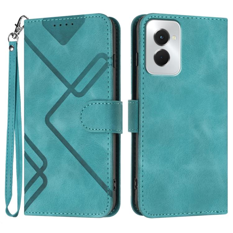 Line Pattern Skin Feel Leather Phone Case — view 65
