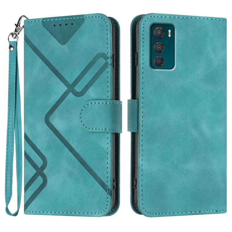 Line Pattern Skin Feel Leather Phone Case — view 41