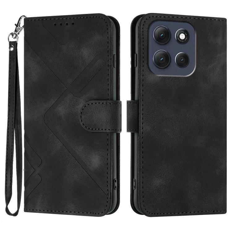 Line Pattern Skin Feel Leather Phone Case — view 62