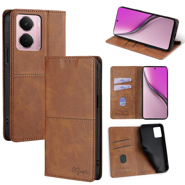 Cow Texture Magnetic Leather Phone Case — view 19
