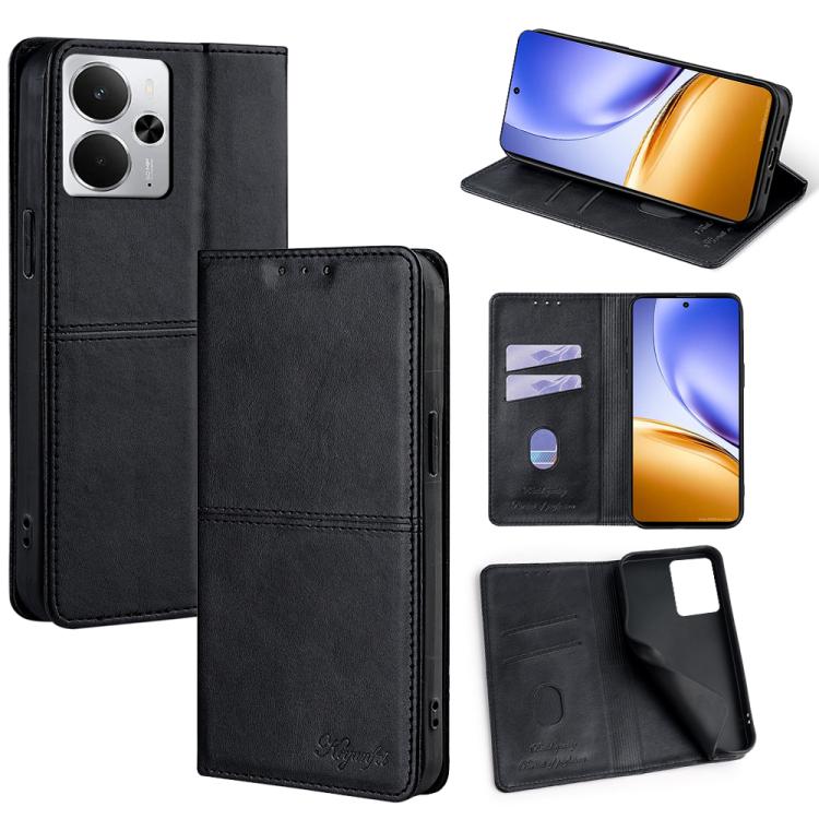 Cow Texture Magnetic Leather Phone Case