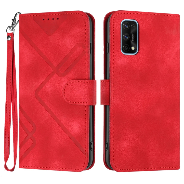 Line Pattern Skin Feel Leather Phone Case — view 24