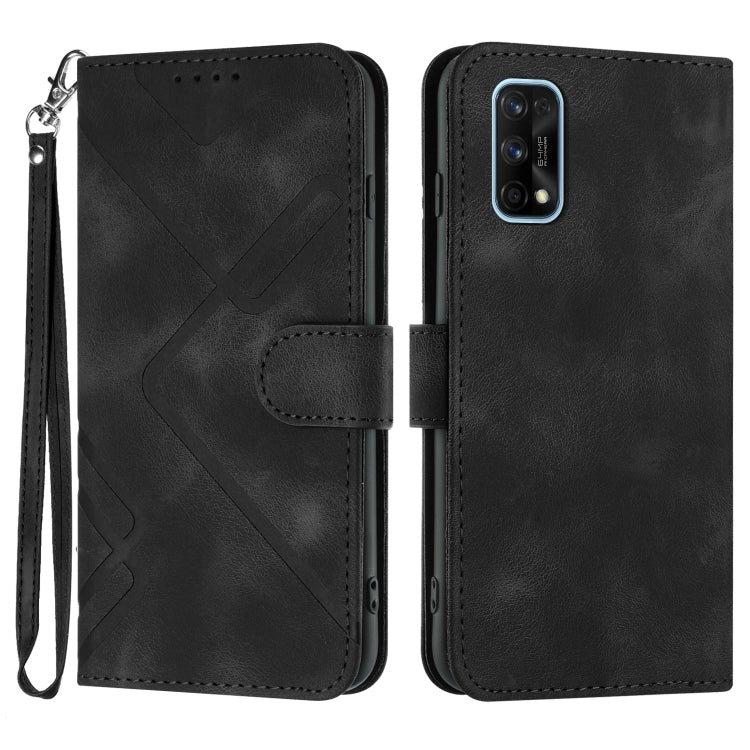 Line Pattern Skin Feel Leather Phone Case — view 26