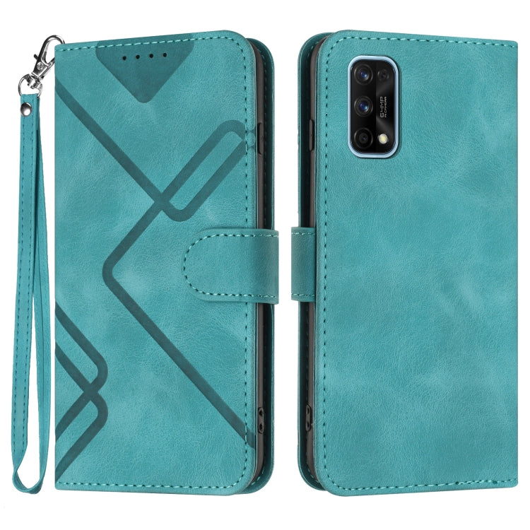 Line Pattern Skin Feel Leather Phone Case — view 29