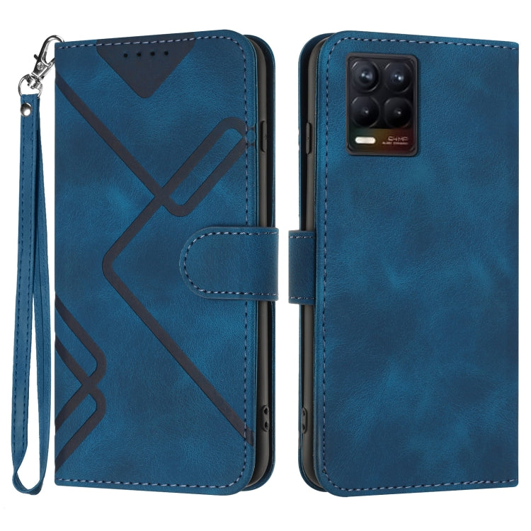 Line Pattern Skin Feel Leather Phone Case — view 61