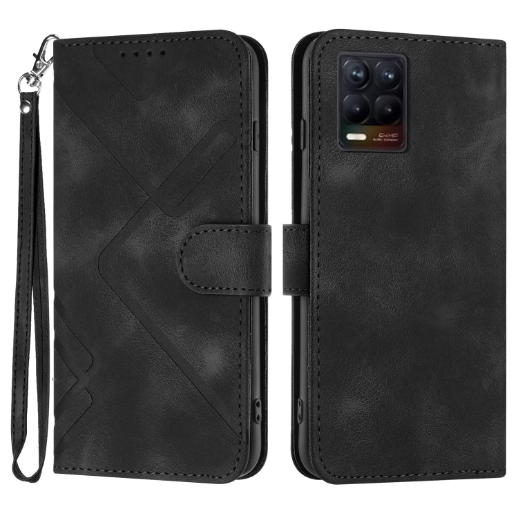 Line Pattern Skin Feel Leather Phone Case — view 62